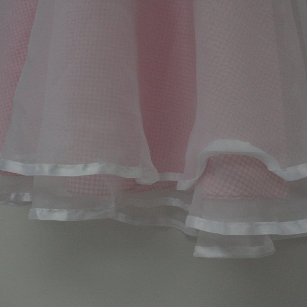 Bonnie Jean Pink Flower Dress Girls 5 - Picture 7 of 17
